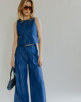 AMALIA TROUSERS - COBALT BLUE