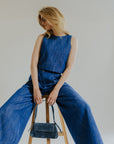 AMALIA TROUSERS - COBALT BLUE