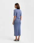 FLO SKIRT - FADED BLUE