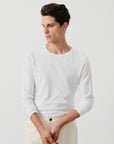 BYSAPICK LS T-SHIRT - WHITE