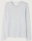 BYSAPICK LS T-SHIRT - GREY MELANGE