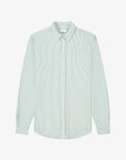 OXFORD SHIRT - OLIVE STRIPES