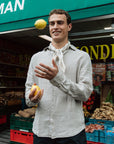 LINEN SHIRT - SAND