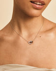 ETERNAL HEART NECKLACE - SILVER