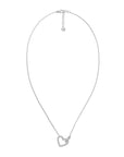 ETERNAL HEART NECKLACE - SILVER