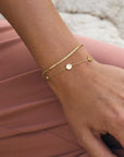 TINSEL THIN BRACELET - GOLD