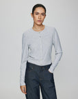 MSCHJUNA CARDIGAN - GREY MELANGE