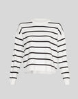 MSCHMAURA RACHELLE PULLOVER - BLACK STRIPES