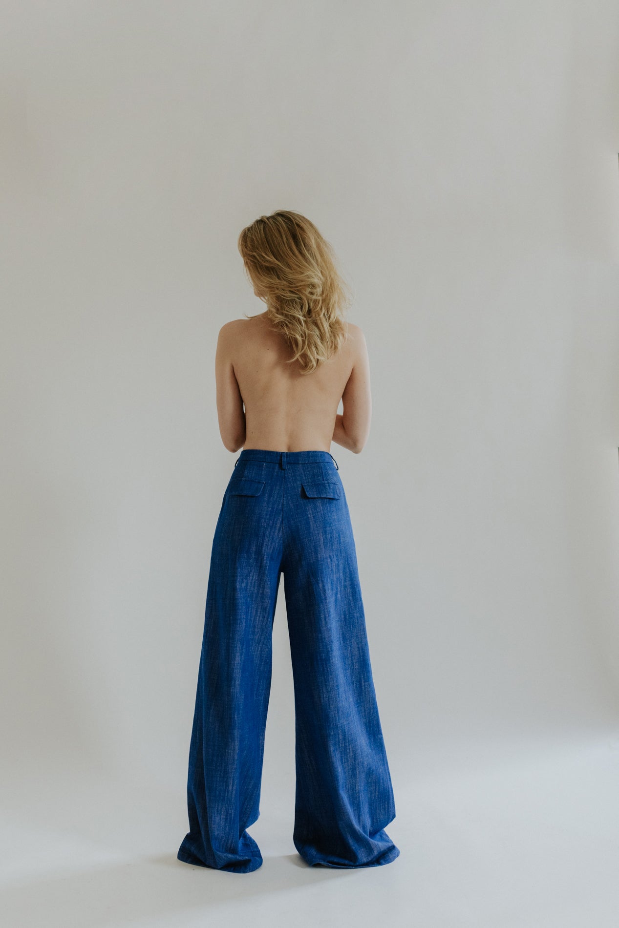 AMALIA TROUSERS - COBALT BLUE