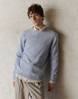 CFKARL LAMBSWOOL CREW NECK - LIGHT BLUE