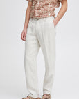 CFPANDRUP LINEN PANT - BEIGE