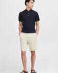 CFPANDRUP LINEN SHORT - BEIGE