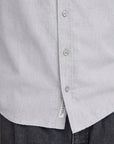 CFANTON LS BD 0159 brushed shirt - mid grey melange