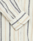 CFDYLAN STRIPED LINEN SHIRT - PLAZA TAUPE