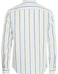 CFDYLAN STRIPED LINEN SHIRT - ESTATE BLUE
