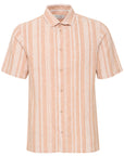 CFLINCON SS STRIPED SHIRT - ORANGE