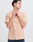 CFLINCON SS STRIPED SHIRT - ORANGE