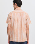 CFLINCON SS STRIPED SHIRT - ORANGE