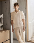 CFEASTON STRUCTURED POLO - WHITE