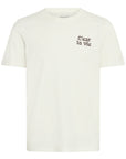CFJESSON tee with cross stich emb. - cloud dancer