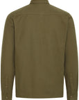 CFARSEN LS BU SHIRT - GREEN