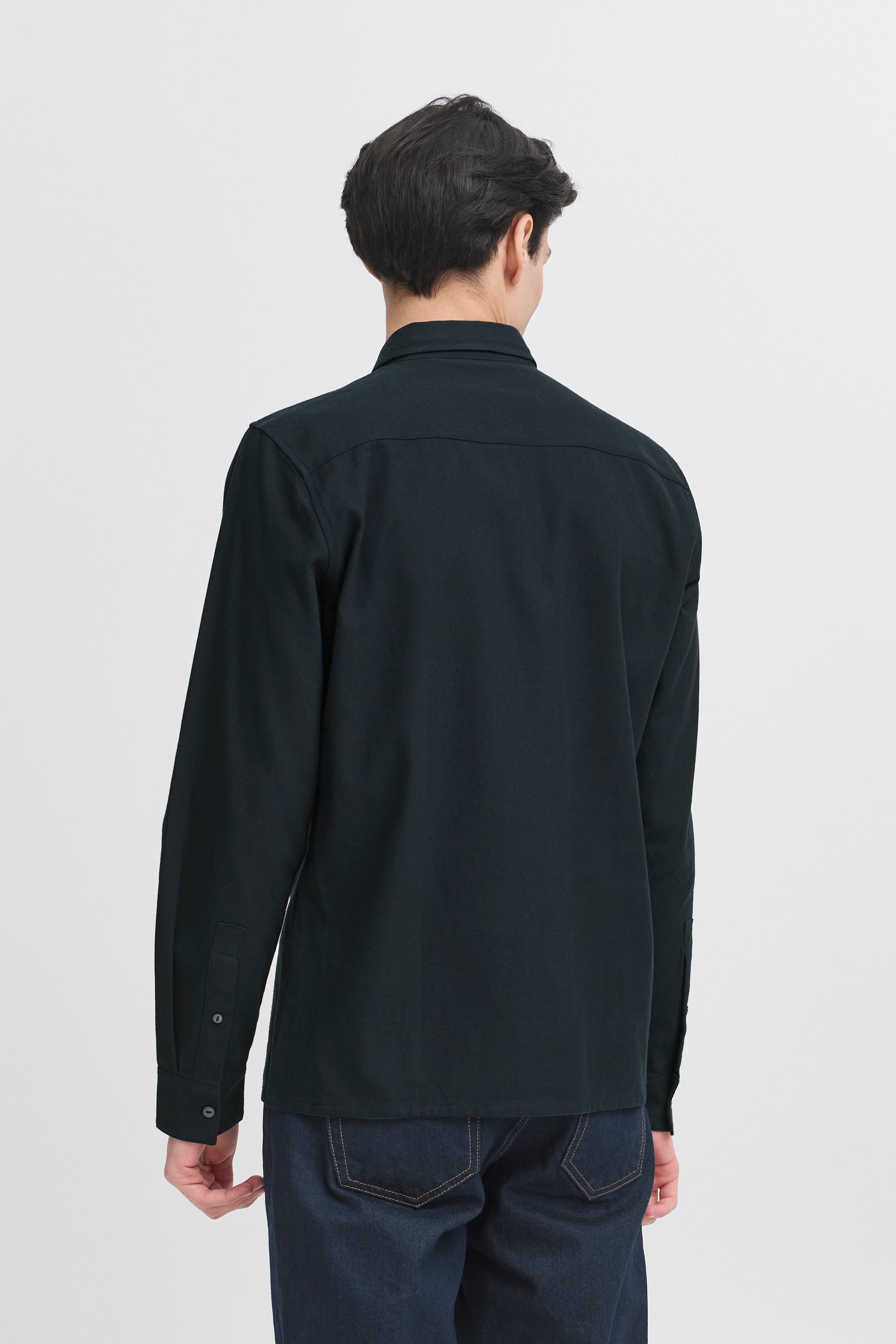 CFARSEN LS BU SHIRT - NAVY