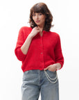 Button up cardigan - Red