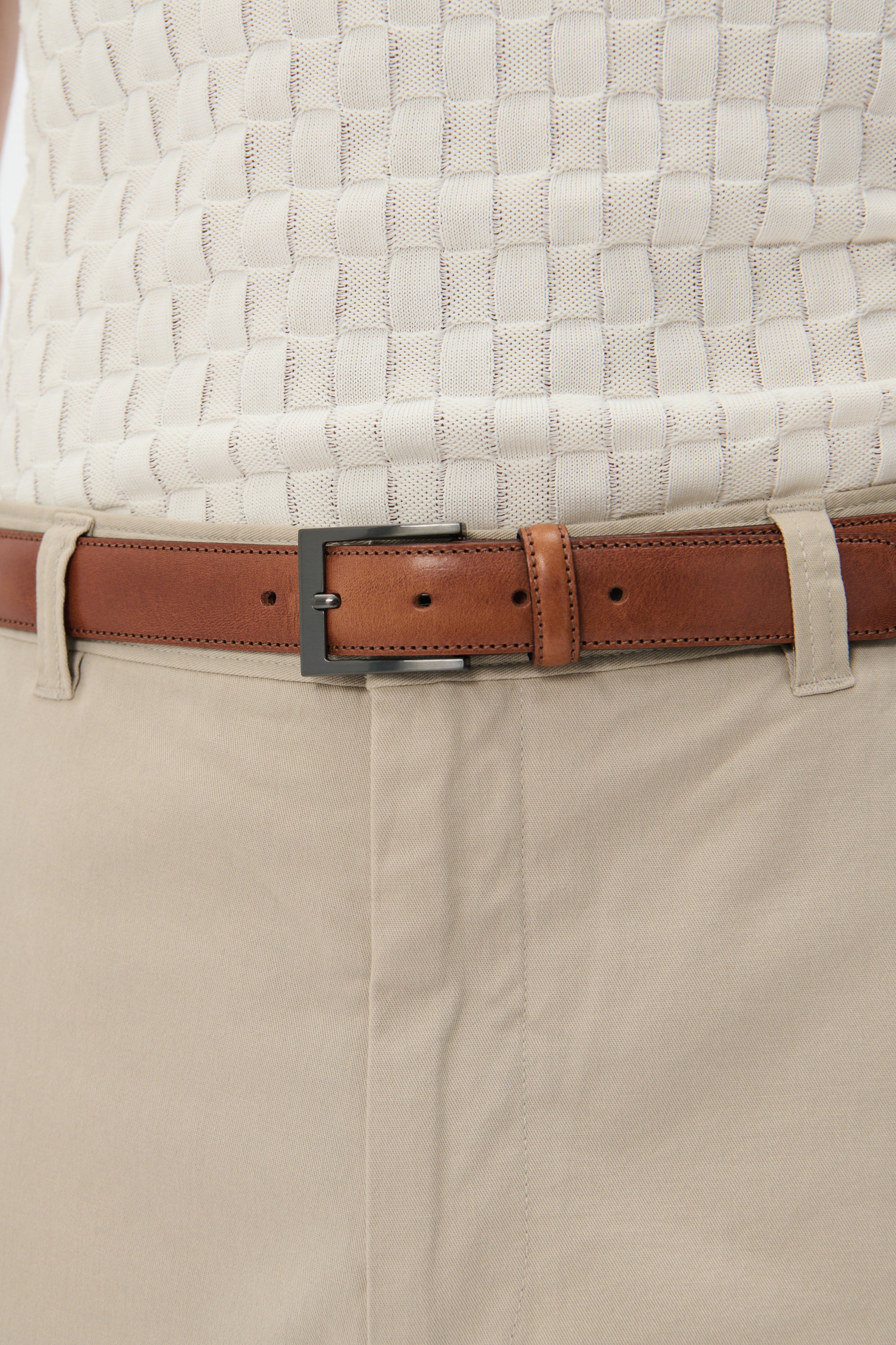 FRANK BELT - BROWN