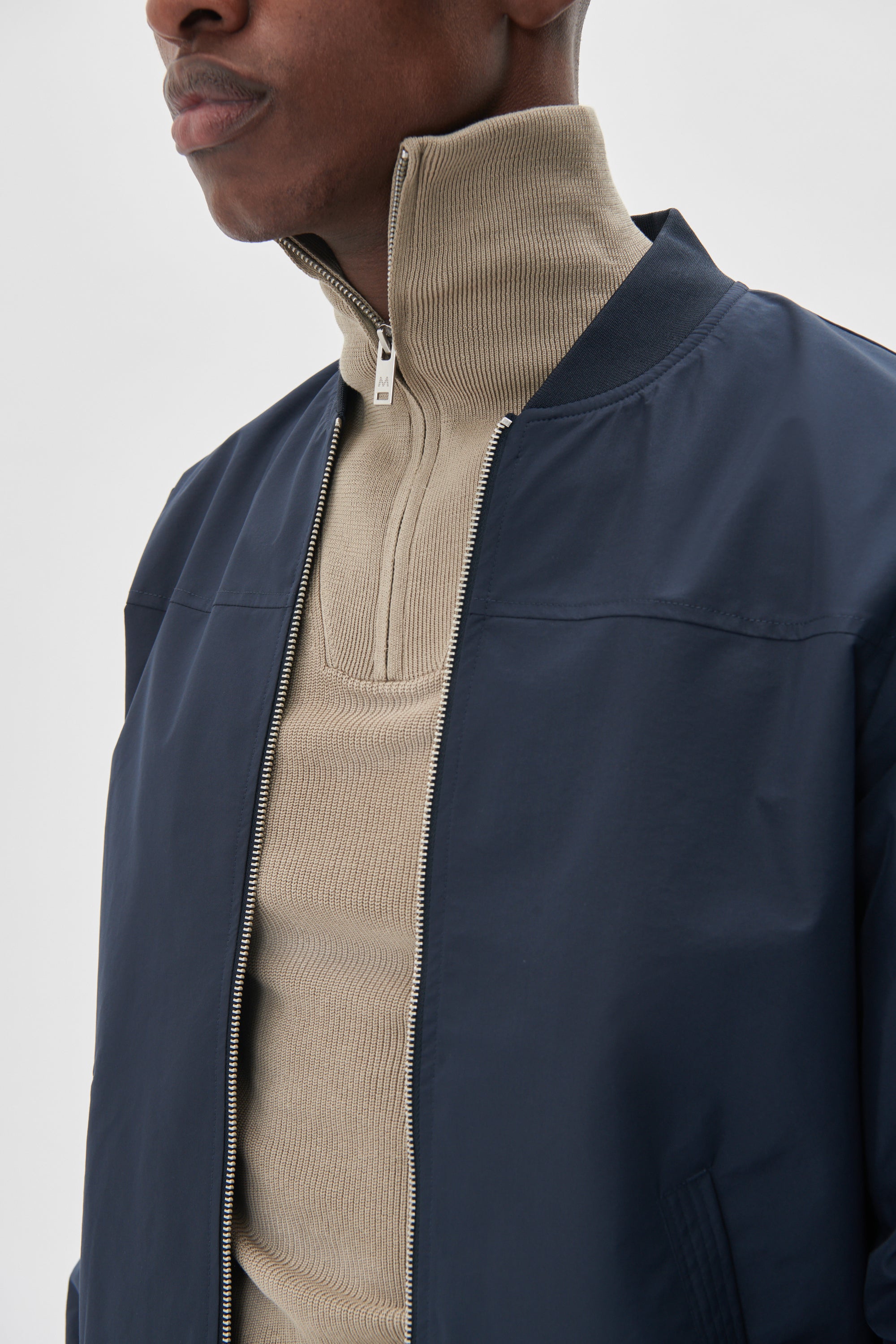 MACLAY BOMBER JACKET - DARK NAVY