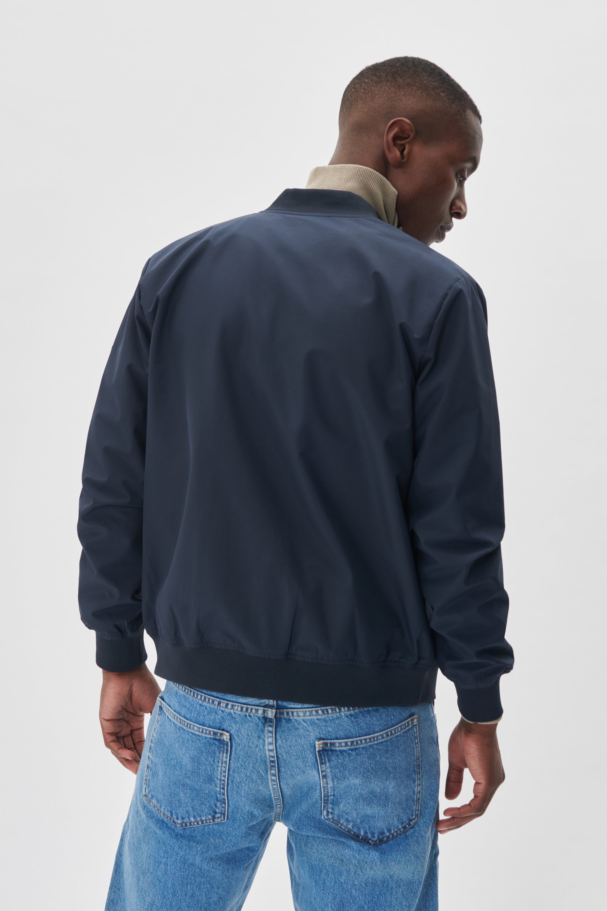 MACLAY BOMBER JACKET - DARK NAVY