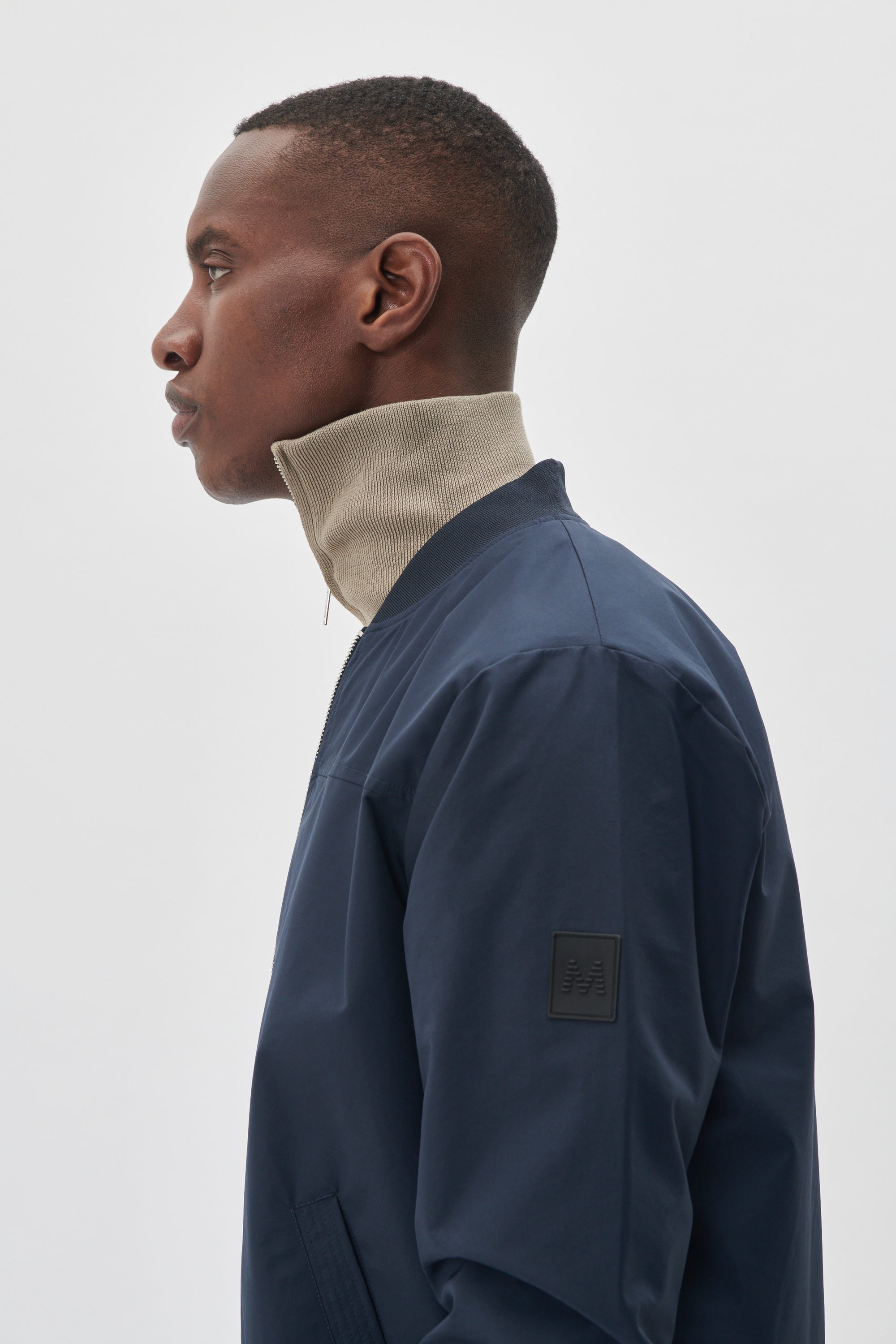 MACLAY BOMBER JACKET - DARK NAVY