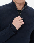 MAMASON SZ CABEL - DARK NAVY MELANGE