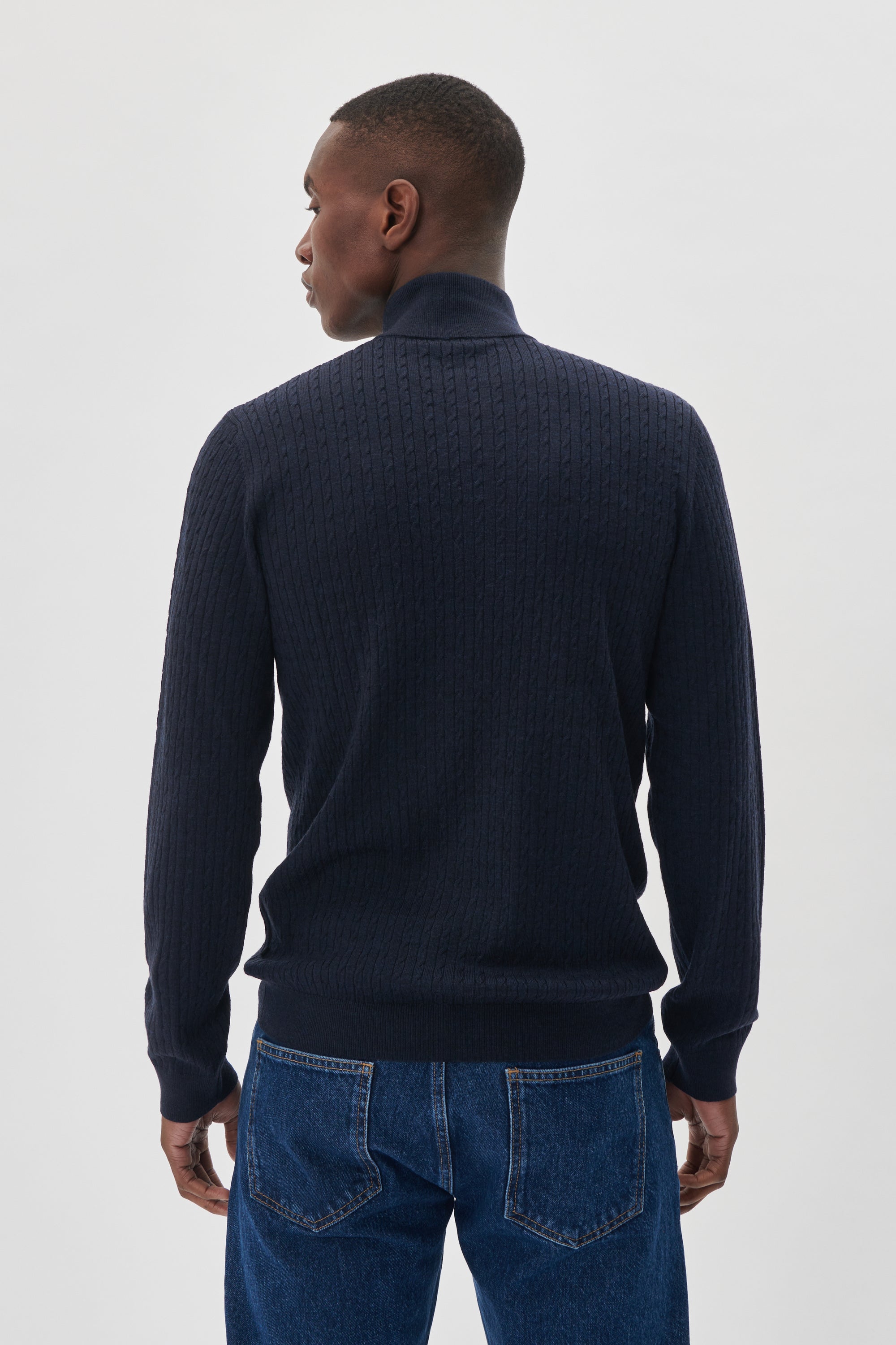 MAMASON SZ CABEL - DARK NAVY MELANGE