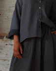 SARI SKIRT - CARREAUX NAVY