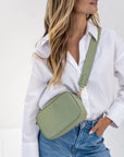 MINI MESSENGER - PASTEL GREEN