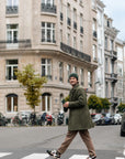 CFCLARCK PADDED TRENCH COAT - OLIVE