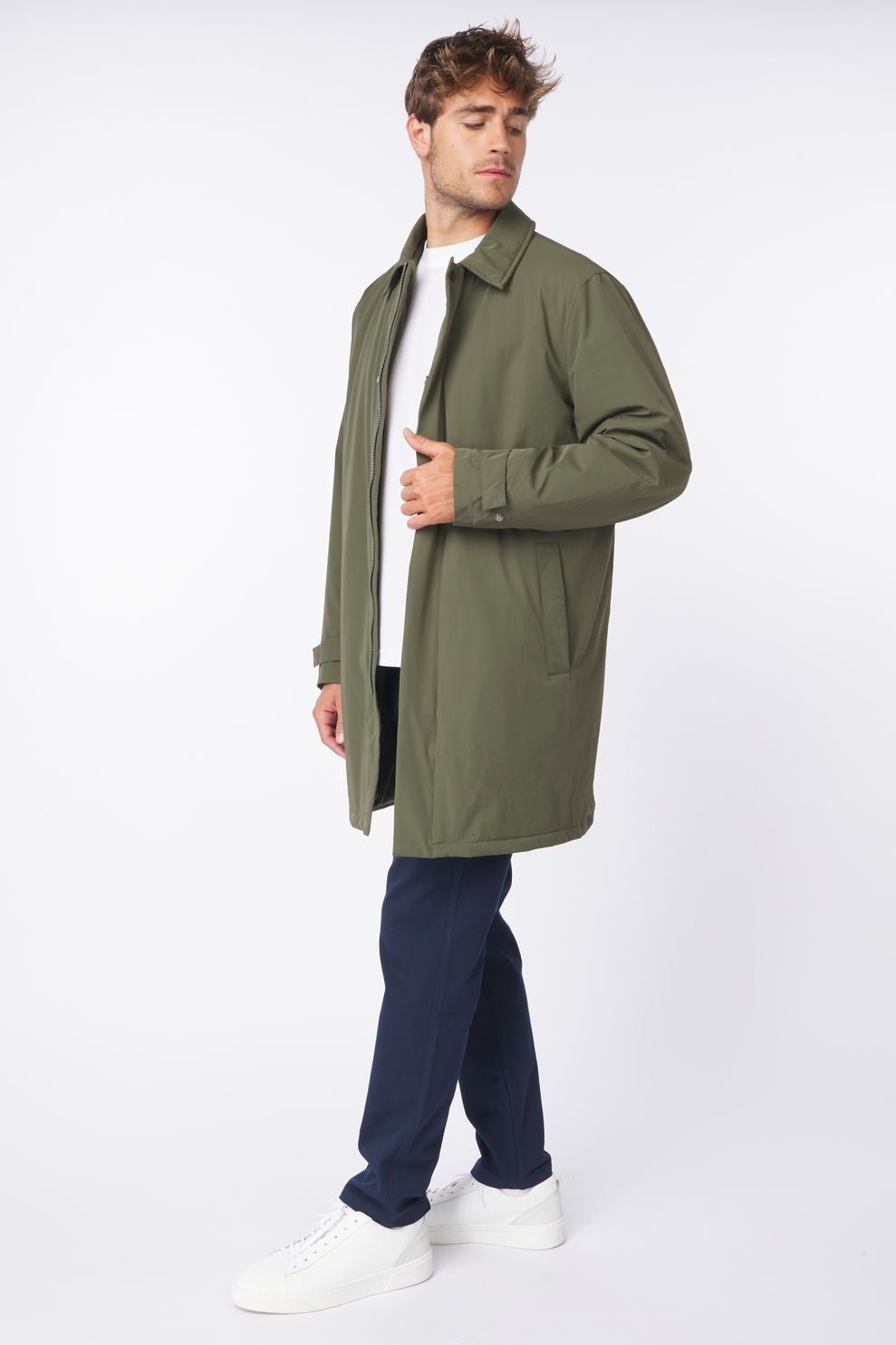 CFCLARCK PADDED TRENCH COAT - OLIVE