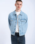 JOEY TRUCKER JACKET - STREAM LIGHT RETRO