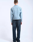 JOEY TRUCKER JACKET - STREAM LIGHT RETRO