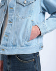 JOEY TRUCKER JACKET - STREAM LIGHT RETRO
