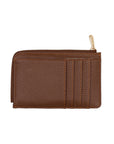 DR MINI ZIPPER WALLET - BROWN