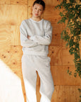 TIAMD SWEAT - GREY MELANGE