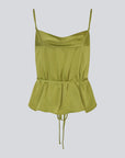 NARCISSAMD STRAP TOP - GRASSHOPPER