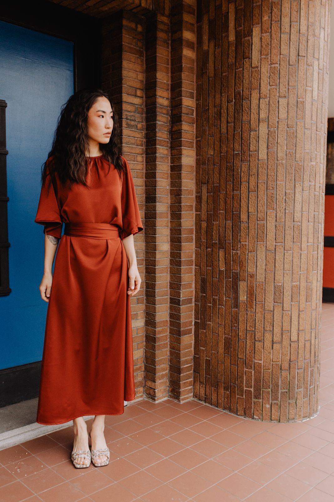 GEORGE DRESS - RED