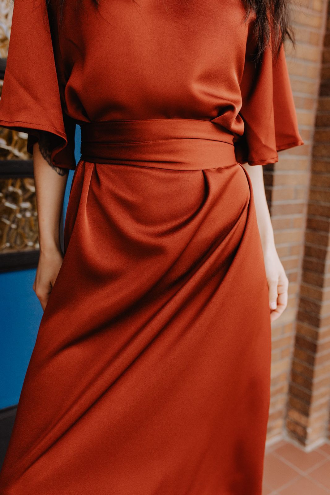 GEORGE DRESS - RED