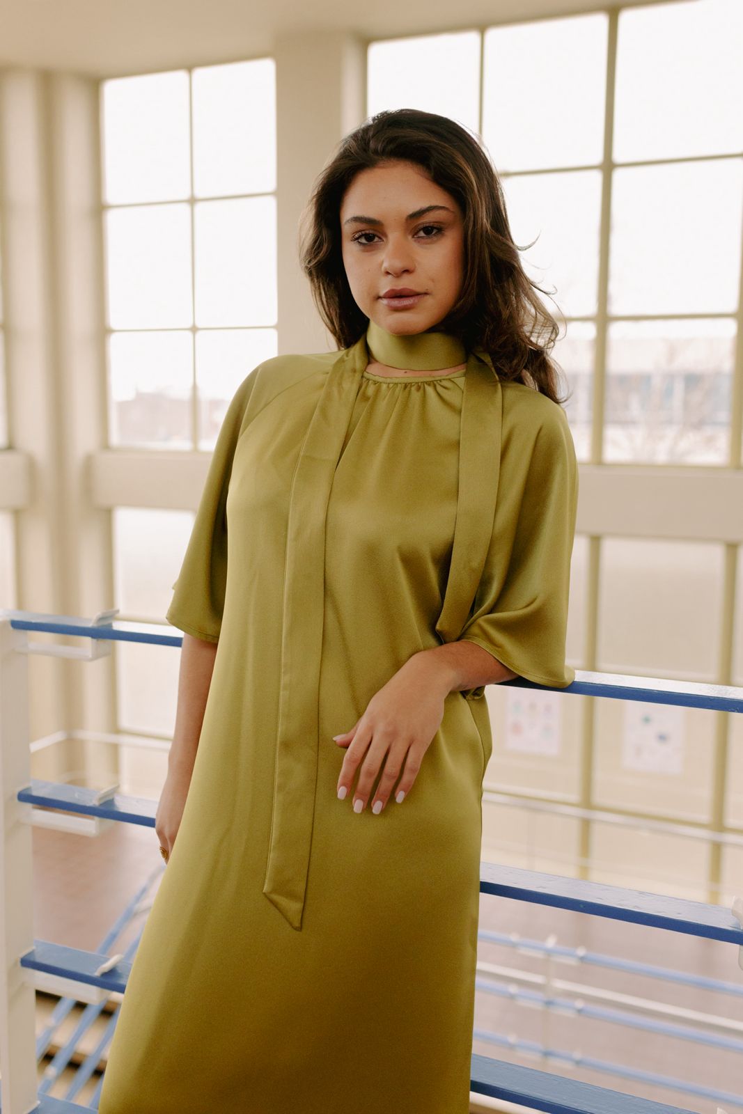 GEORGE DRESS - OLIVE