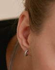 GLOW EARRINGS MINI - SILVER