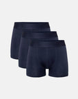 3 PACK BAMBOO BOXERS - NAVY