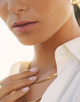 HERRINGBONE NECKLACE - GOLD